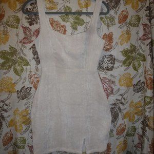 SEXY Rue21 Ribbed Velvet  Mini Bodycon  back zipper Dress Size XS